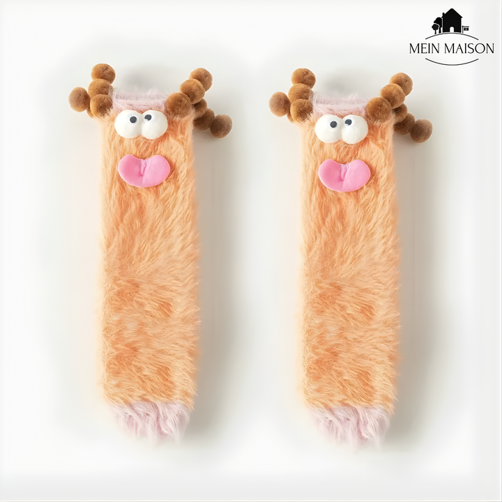 Lustige 3D Socken für Unisex, perfekt als Freizeitsocken oder für gemütliche warme Wintertage.
