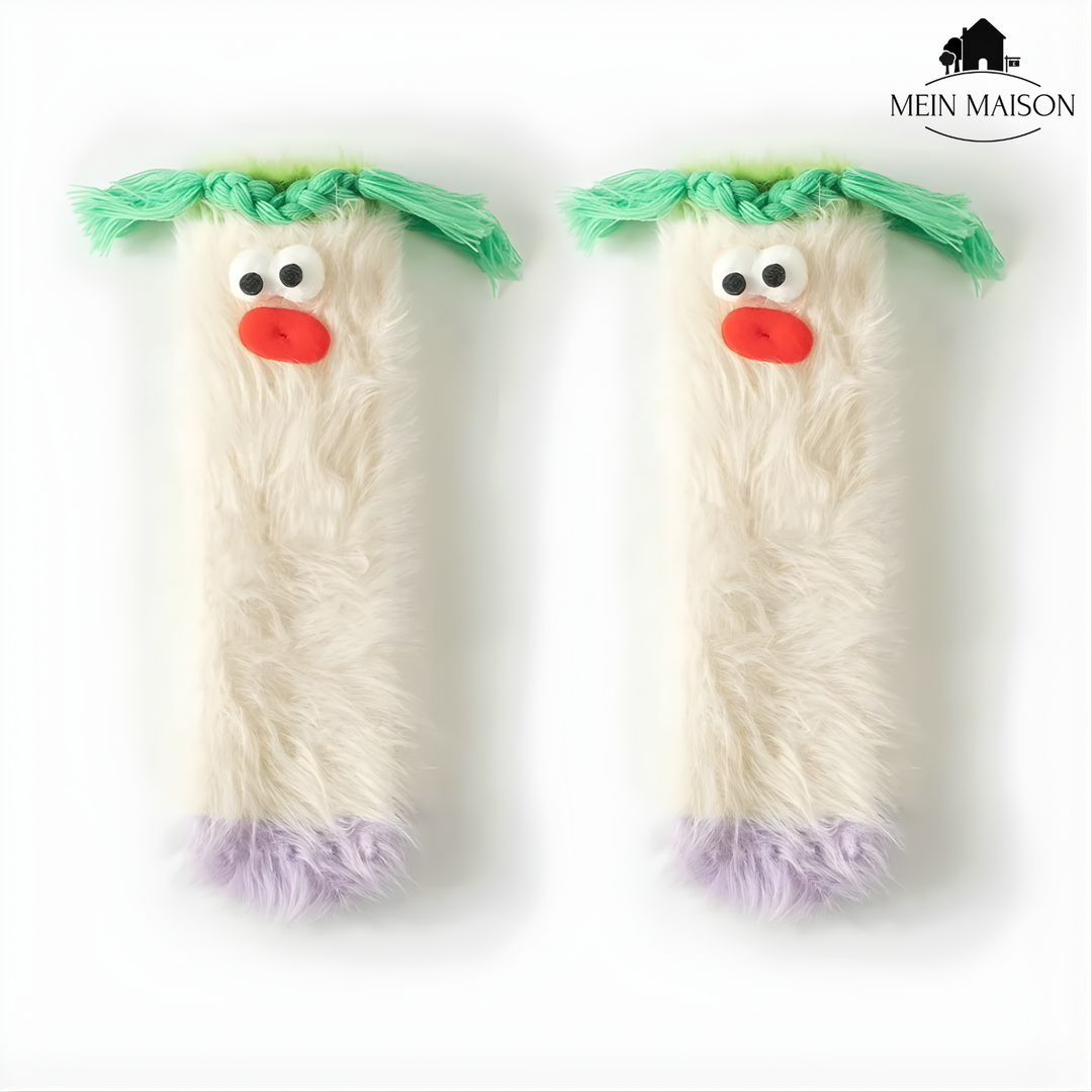 Humorvolle 3D Socken mit einzigartigem Motiv, warme Unisex Socken. Einheitsgröße & ideal als Geschenk.