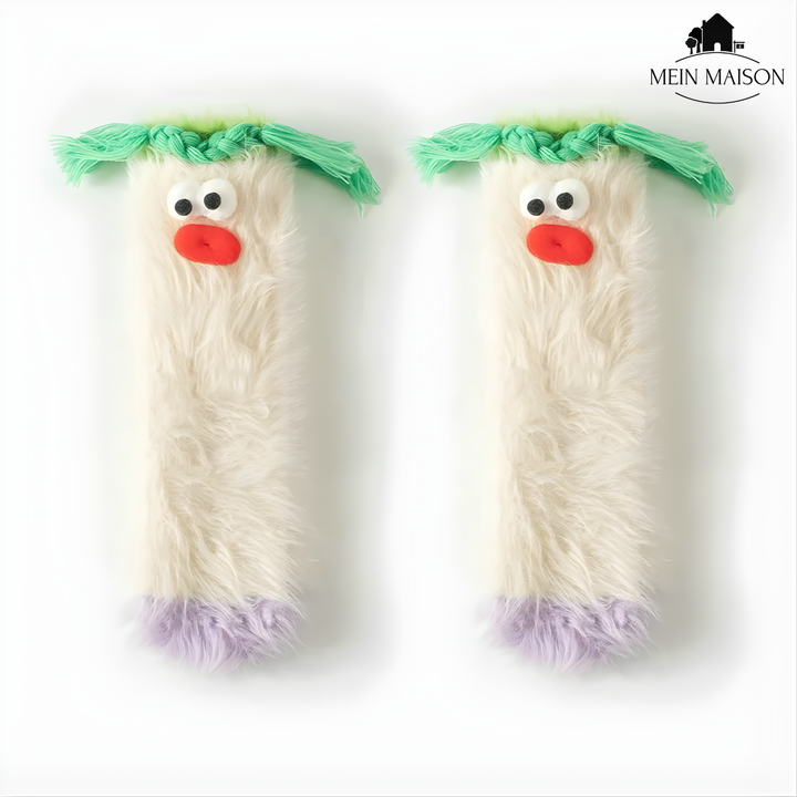 Humorvolle 3D Socken mit einzigartigem Motiv, warme Unisex Socken. Einheitsgröße & ideal als Geschenk.