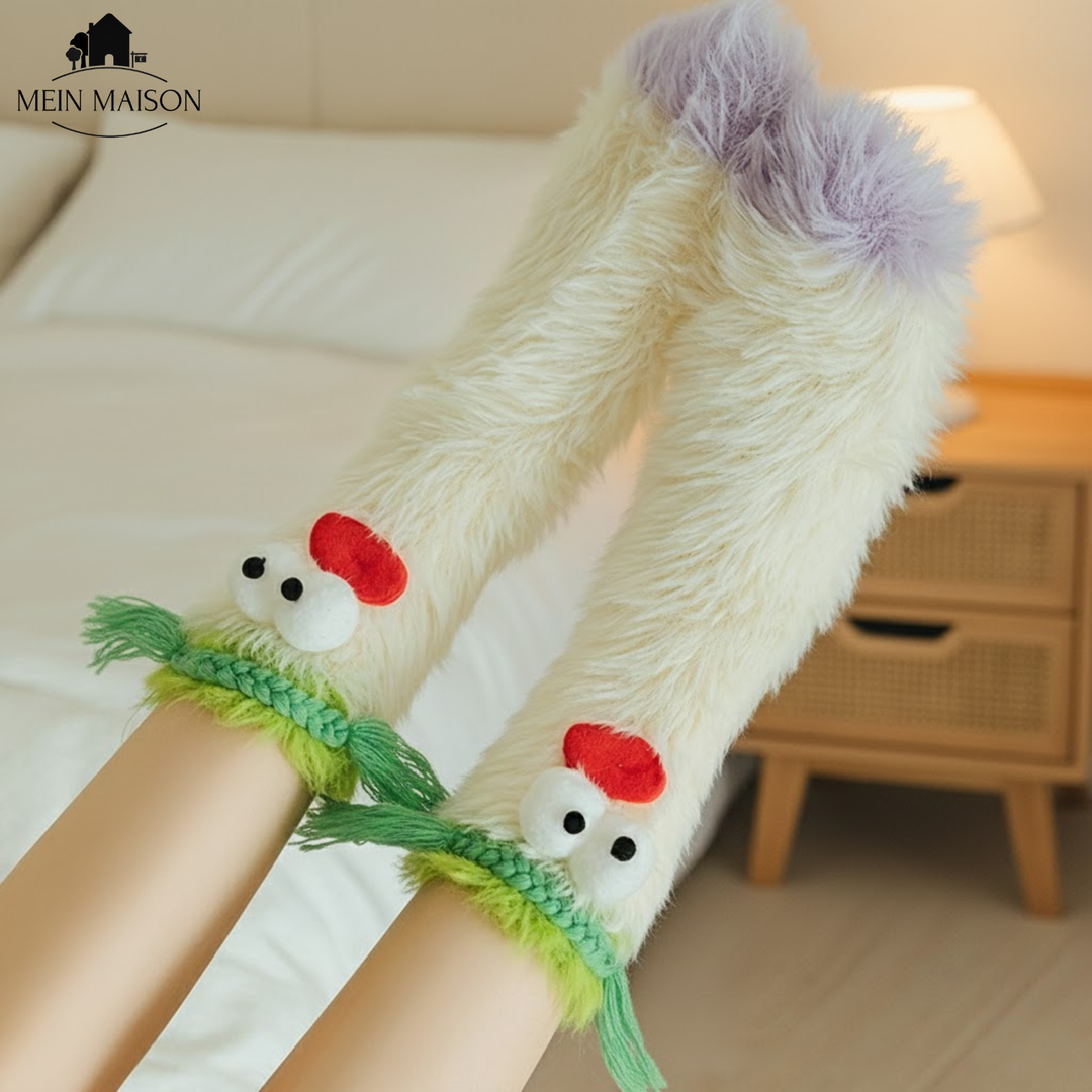 Lustige 3D Socken für Unisex, ein humorvolles Geschenk für Freunde oder als warmes Weihnachtsgeschenk.