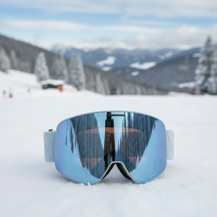 Unisex magnetische Antibeschlag-Skibrille mit UV400-Schutz für Wintersport & Piste.