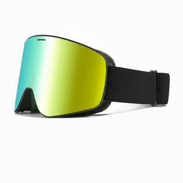 Klare Sicht beim Wintersport: Unisex Skibrille mit magnetischer Linse, Antibeschlag & UV-Schutz.