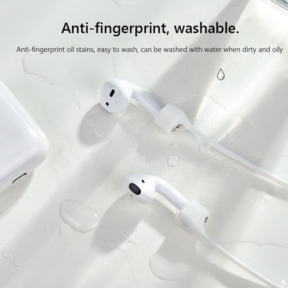 Hochwertiger Silikon Haltegurt für AirPods mit starken Magneten für optimalen Anti-Verlust-Schutz.