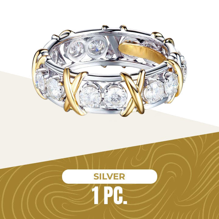 Unisex Magnetischer Lymphvity Ring aus Sterlingsilber, stilvoll und beruhigend, für Entspannung.