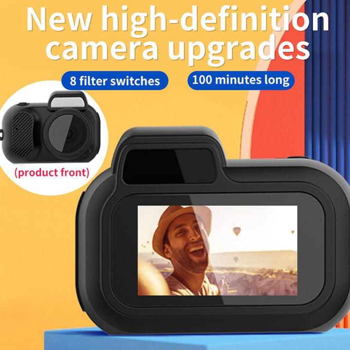 Lurevo Mini Digitalkamera 1080P, mit Farbdisplay und langer Akkulaufzeit für Videoaufnahmen.