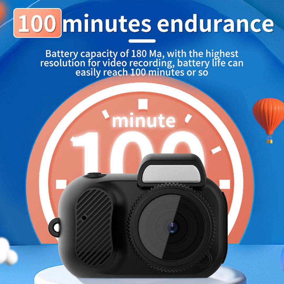 Unisex Mini Digitalkamera 1080P zur einfachen Aufnahme von hochauflösenden Fotos und Videos.