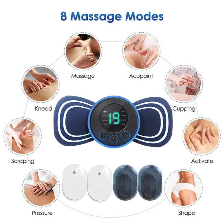 Kompaktes Mini Nackenmassagegerät für leichte Handhabung; ideal als tragbarer Reisebegleiter zur Schmerzlinderung.