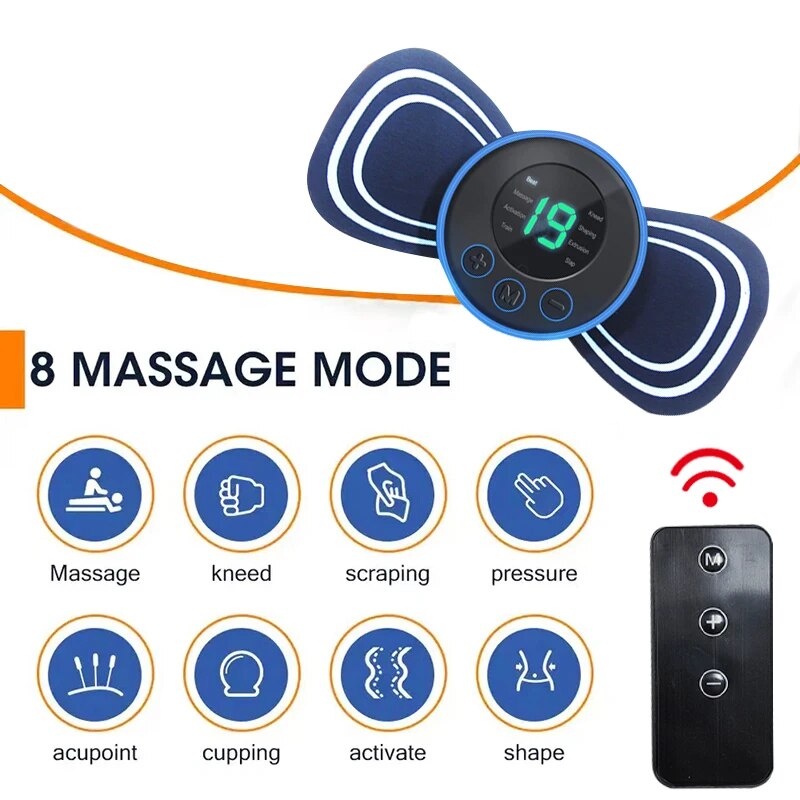 Kabelloses Nackenmassagegerät lindert Nackenschmerzen effektiv und fördert schnelle Muskelregeneration.