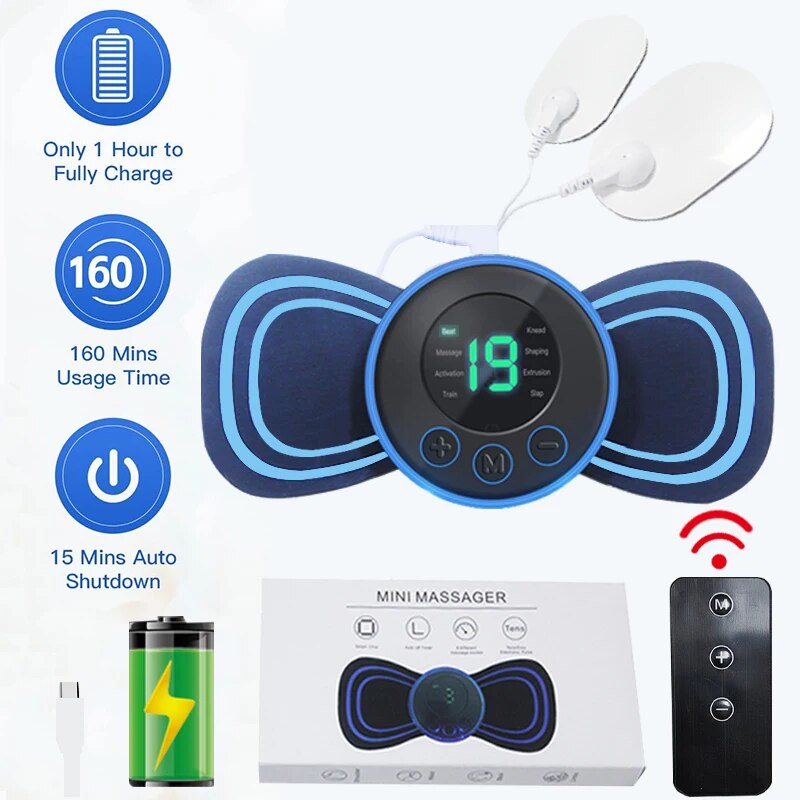 Modernes elektrisches Nackenmassagegerät mit smarter Technologie für gezielte Schmerzlinderung & Wellness.