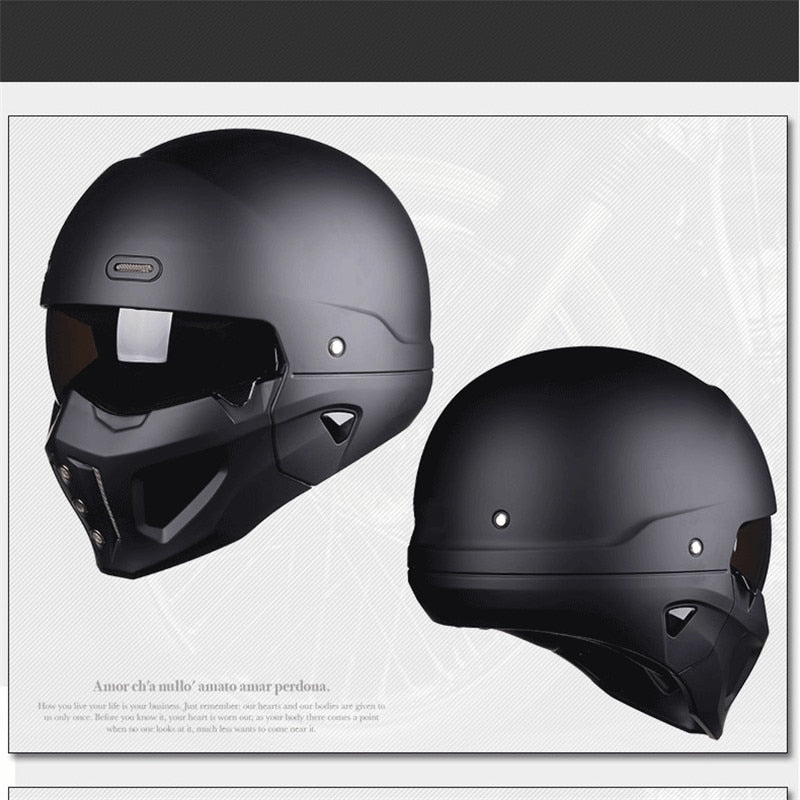 Robuster ABS-Vollvisierhelm bietet umfassende Sicherheit; unisex Design, ideal für Motorrad & Outdoor-Abenteuer.