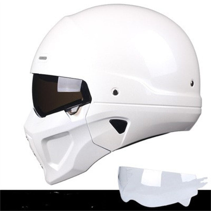 Schützender Multifunktionshelm, unisex, als Motorrad-, Fahrrad- oder Skatehelm nutzbar; robustes ABS-Design.