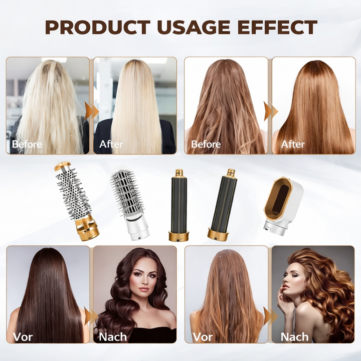 Multifunktionaler StyleMaster Haarstyler mit Keramikbeschichtung für schonendes Glätten, Locken & mehr Volumen.