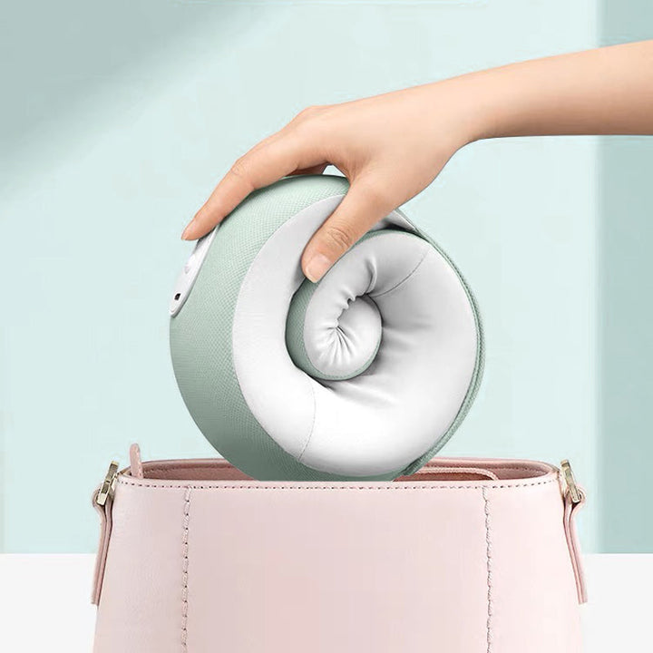Modernes Nacken-Heizkissen mit Massagefunktion für unisex Tiefenentspannung. Perfekt für Zuhause oder als Reisezubehör.
