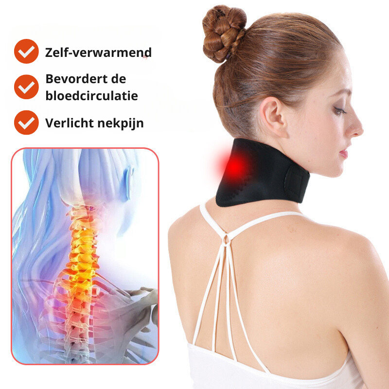 Komfortables Unisex Nackenband mit Turmalin und Magneten, ideal zur Selbstpflege und bei Verspannungen.