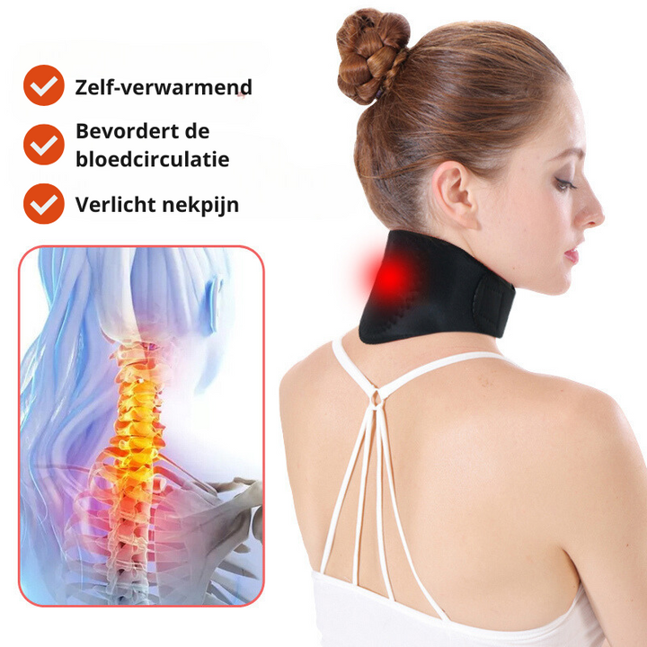 Komfortables Unisex Nackenband mit Turmalin und Magneten, ideal zur Selbstpflege und bei Verspannungen.