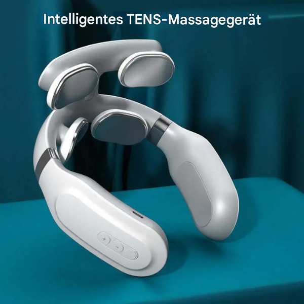 Effektives Nackenmassagegerät mit anpassbarer Vibration & beruhigender Wärme für umfassende Nackenentspannung.