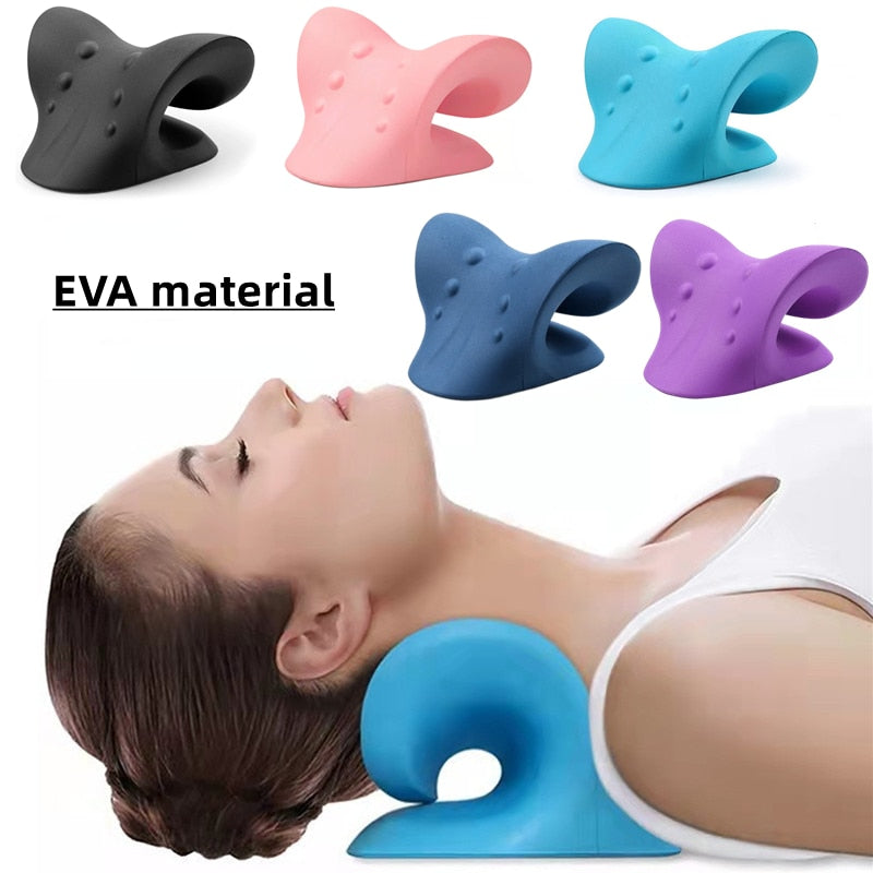 Unisex Nackenmassagekissen für Nacken- & Schulterentspannung; ideal bei Verspannungen.