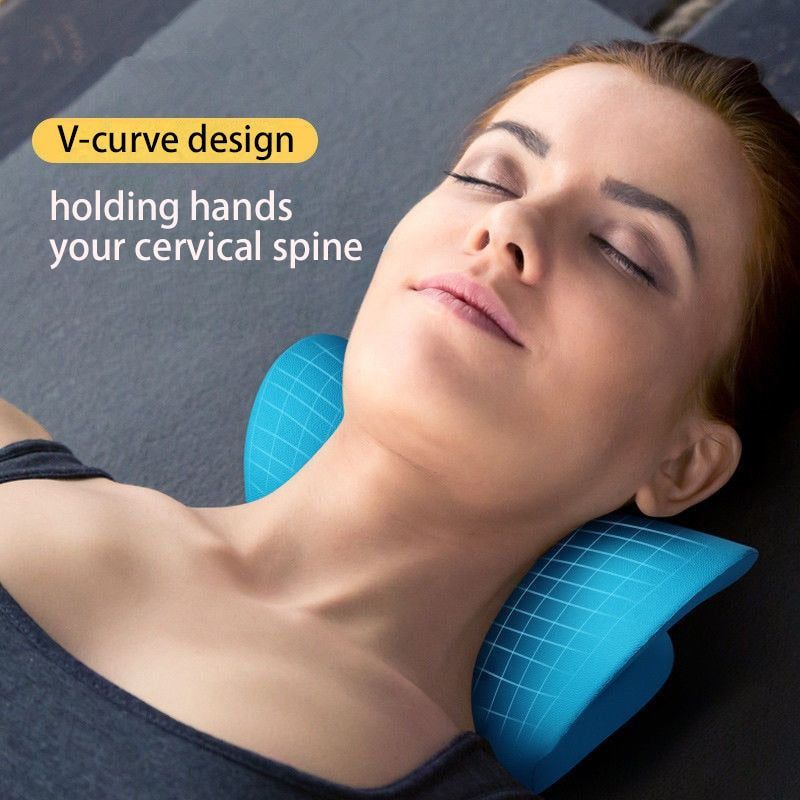 Entspannung pur: Nacken- & Schultermassagekissen gegen Stress im Alltag.