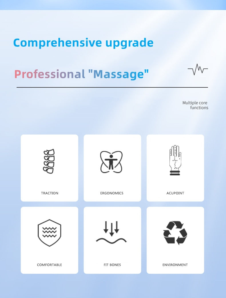 Tragbares Nackenmassagegerät für flexible Nutzung im Haushalt und Büro.