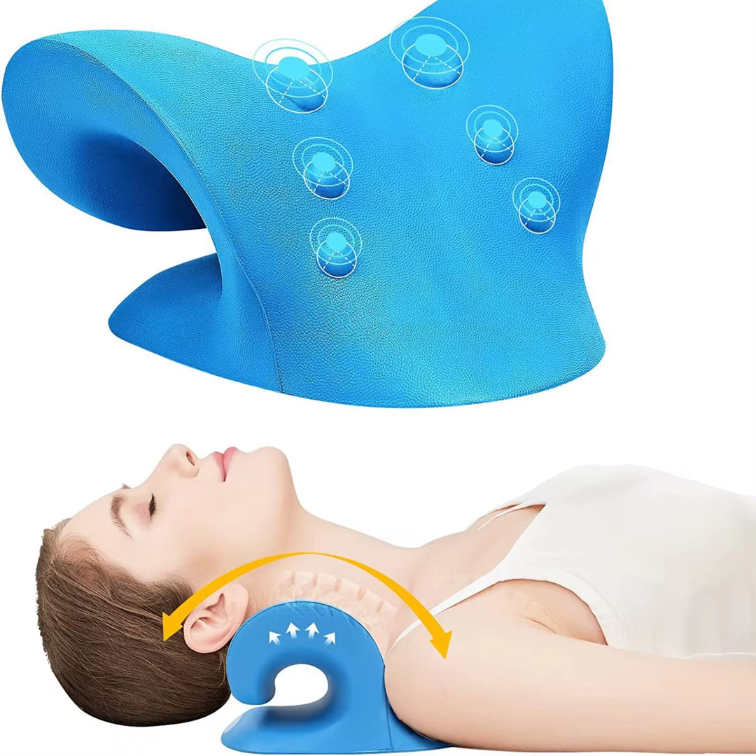 Unisex Nackenstrecker Kissen für HWS-Entspannung und Haltungskorrektur.