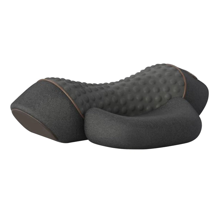 Wohltuendes Nackenwärmekissen mit Heizfunktion, ideal bei Verspannungen. Tragbar und USB-aufladbar.