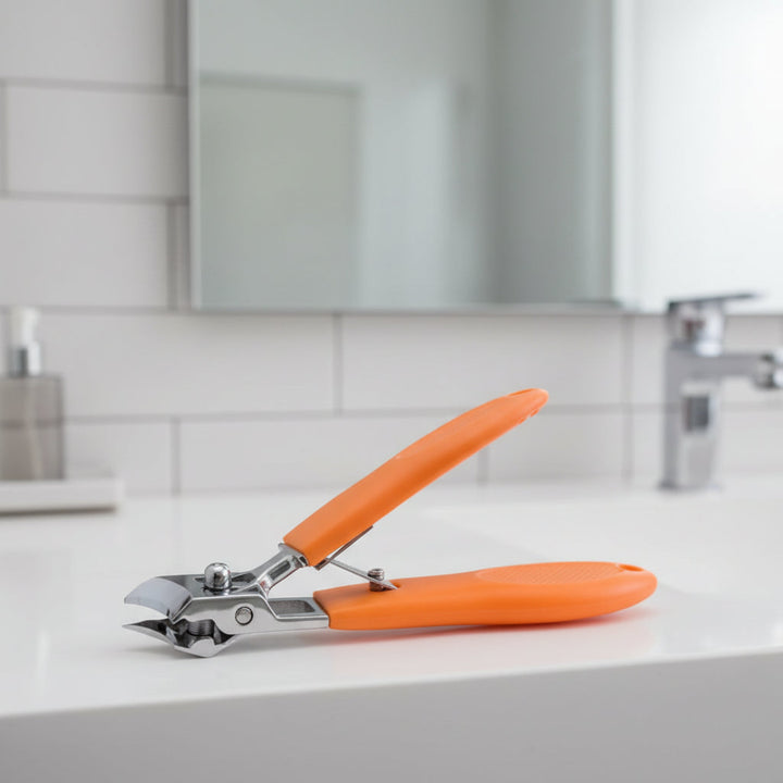 Unisex Nagelknipser für dicke Nägel. Robuster Edelstahl-Zehennagelknipser für präzise Pflege & Hygiene.