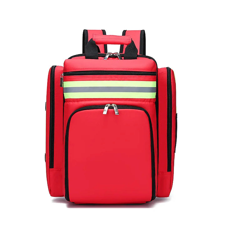 Unisex Notfallrucksack für Katastrophenschutz & Abenteuer. Wasserdichtes Material, reflektierende Details, viel Stauraum.