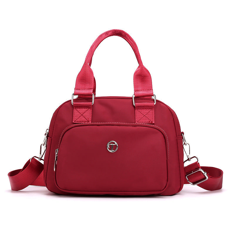 Unisex Tragetasche mit großem Volumen, modisches Nylon-Segeltuch, für Arbeit & Freizeit.
