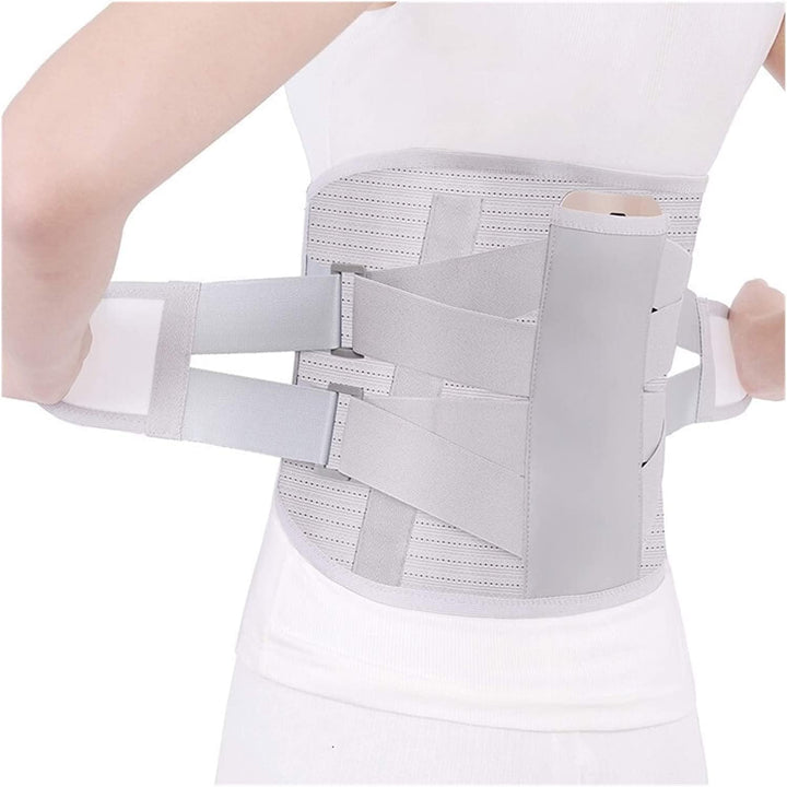 Unisex orthopädischer Rückenstützgürtel zur Schmerzlinderung bei Ischias & Bandscheibenvorfall.