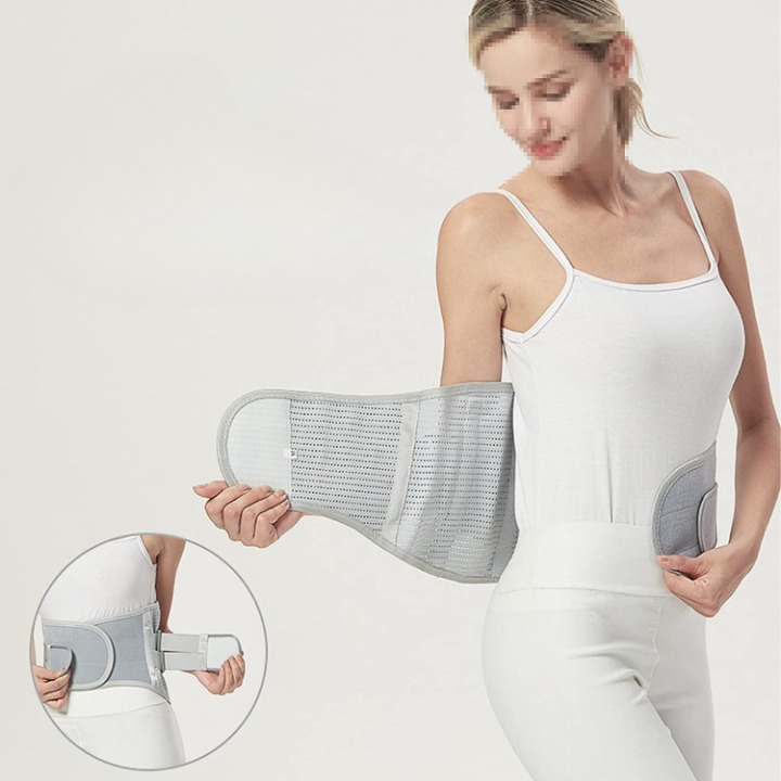 Orthopädischer Rückenstützgürtel stabilisiert die Wirbelsäule und beugt Fehlhaltungen vor.