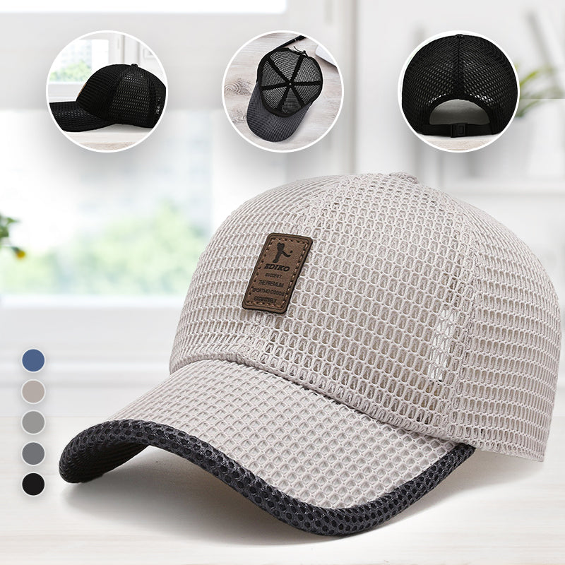 Schnelltrocknende Mesh-Baseballkappe für Herren & Damen, idealer Sonnenschutz im Sommer.