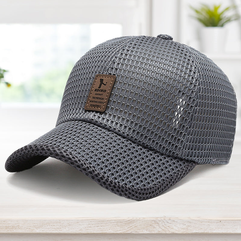 Bequeme, atmungsaktive Baseballmütze aus Mesh, verstellbar für optimalen Sitz, Unisex.