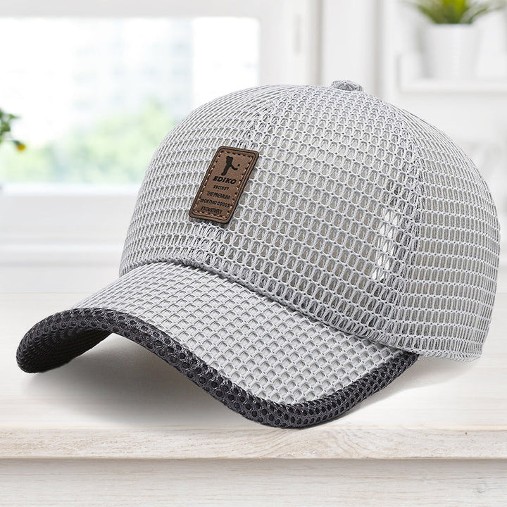 Sommerliche Baseballmütze mit hohem UV-Schutz, schnelltrocknend für alle Outdoor-Aktivitäten.
