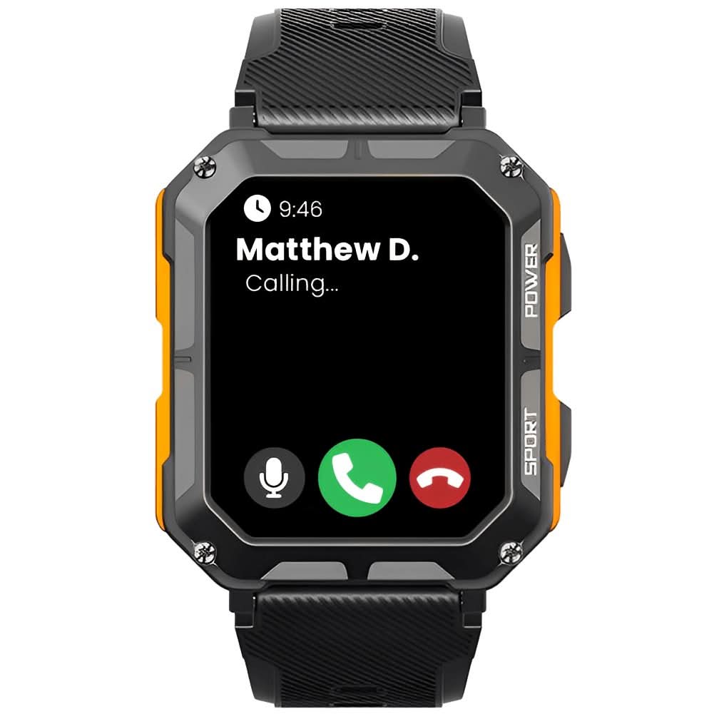 Robuste Outdoor Smartwatch, wasserdicht, stoßfest & Militärstandard. Perfekt für extreme Bedingungen.