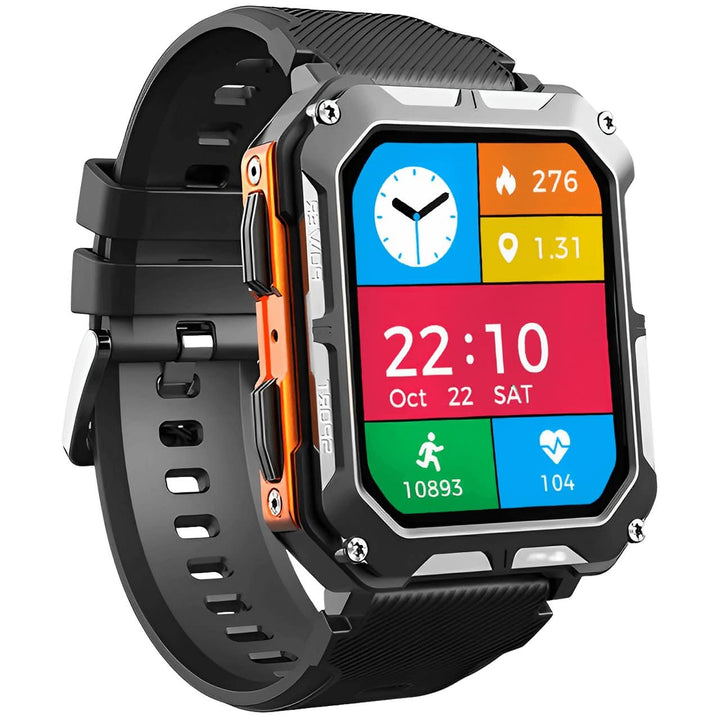 Unisex Fitness Tracker Smartwatch, misst Gesundheit & Aktivitäten. Ideal als Sportuhr für Outdoor-Sportler.
