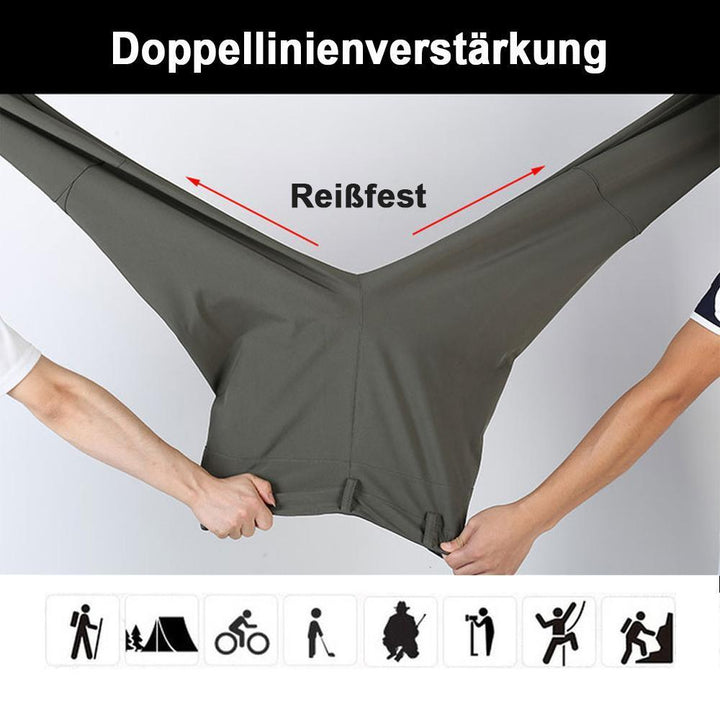 Outdoorhose für Herren, warm & robust; ideal als Skihose oder Wanderhose, schützt vor Wind und Nässe im Winter.