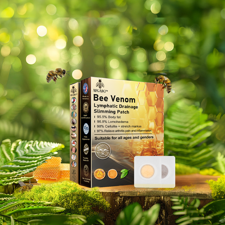 Innovatives Pflaster mit Bienengift & Kräuterextrakten für transdermale Pflege & natürliche Wellness.