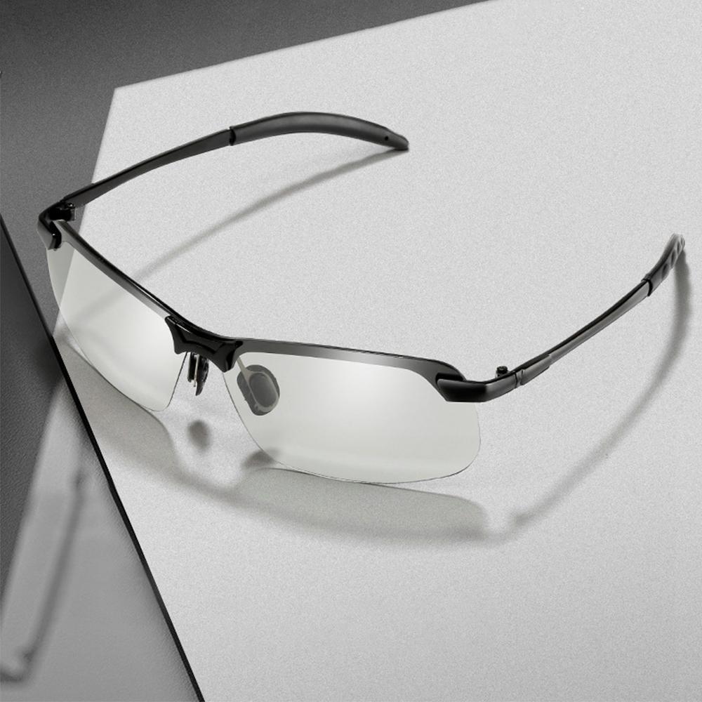 Sportbrille & Fahrradbrille: Photochrom, polarisierend, leichtgewichtiger Metallrahmen für Outdoor-Abenteuer.