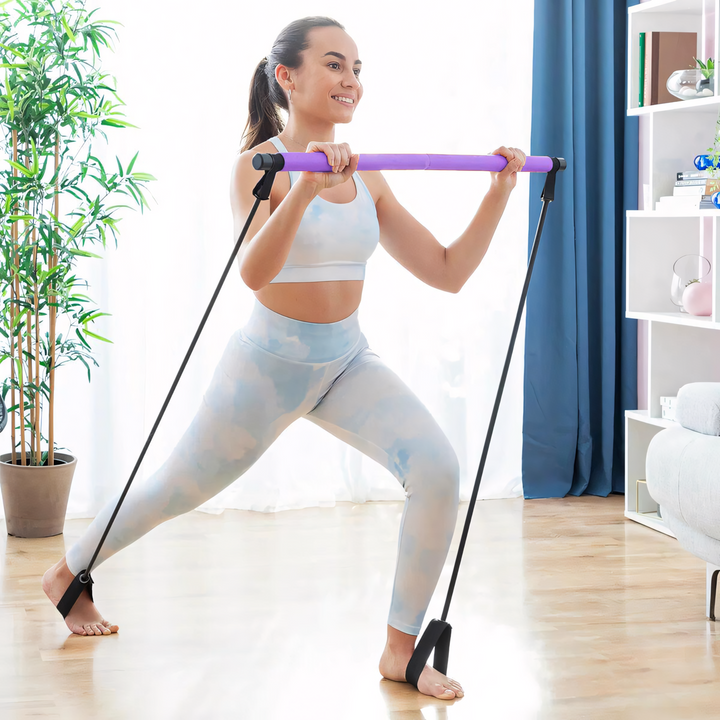 Unisex Pilates-Stange für effektives Ganzkörpertraining zu Hause. Ideal für Fitness, Workout & Aktivleben.