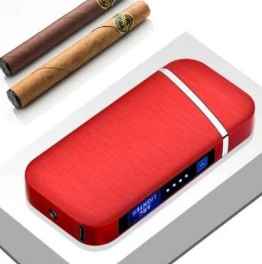 Flammenloses Plasma-Feuerzeug, winddicht, elektrisch, USB-wiederaufladbar, sicheres & modernes Unisex-Design.
