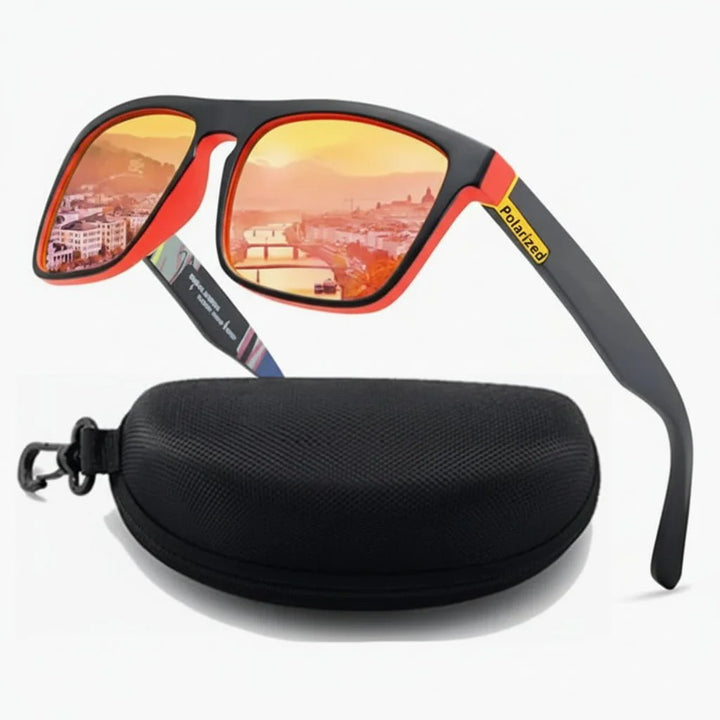 Robuste Outdoor Sonnenbrille mit UV400 Schutz & Blendschutz, perfekt für Radfahren, Angeln, Wandern.