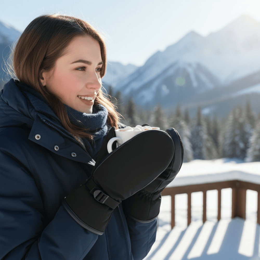 Warme Unisex Touchscreen-Handschuhe für den Winter, winddicht und rutschfest, ideal für Outdoor-Sport.