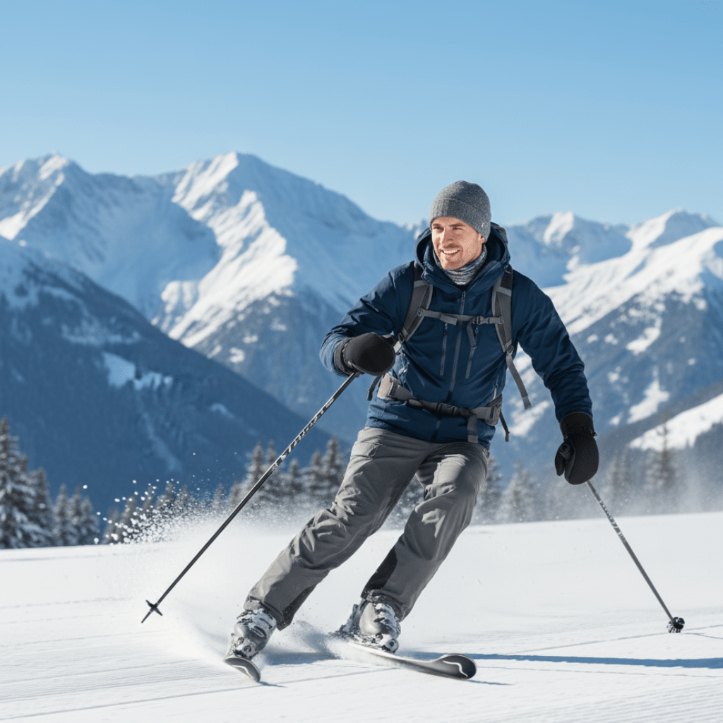 Bequeme, warme Unisex Winterhandschuhe mit Touchscreen-Fingern, winddicht für Kälteschutz beim Sport.