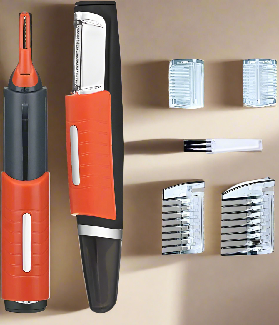 Unisex Präzisions-Trimmer für Bart, Nase, Ohren & Augenbrauen. Vielseitiger Haarschneider für präzise Körperpflege.