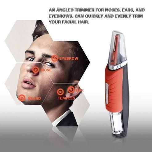 Präzisions-Trimmer im Einsatz für akkurate Bartkonturen. Ideal für präzises Trimmen & Styling jeder Gesichtsbehaarung.
