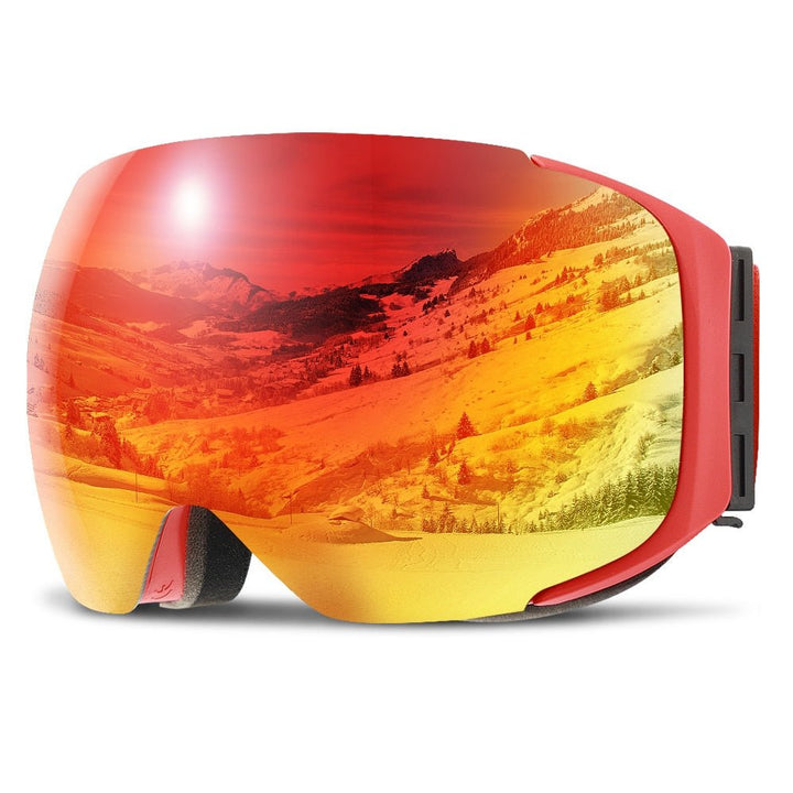 Ergonomische Wintersportbrille mit UV-Schutz, Antibeschlag und komfortablem Fit für Outdoor.