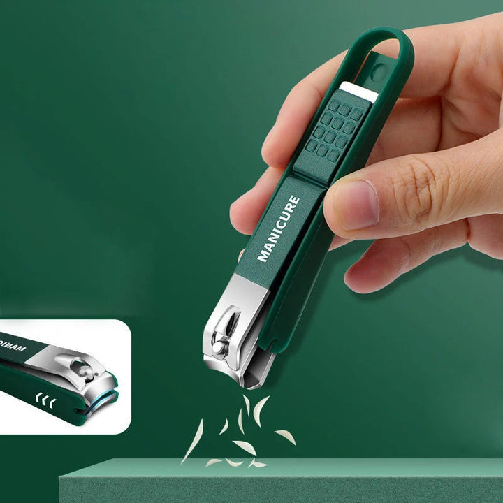 Hochwertiges Edelstahl Nagelknipser-Set für maximale Präzision bei der Nagelpflege von Händen und Füßen.