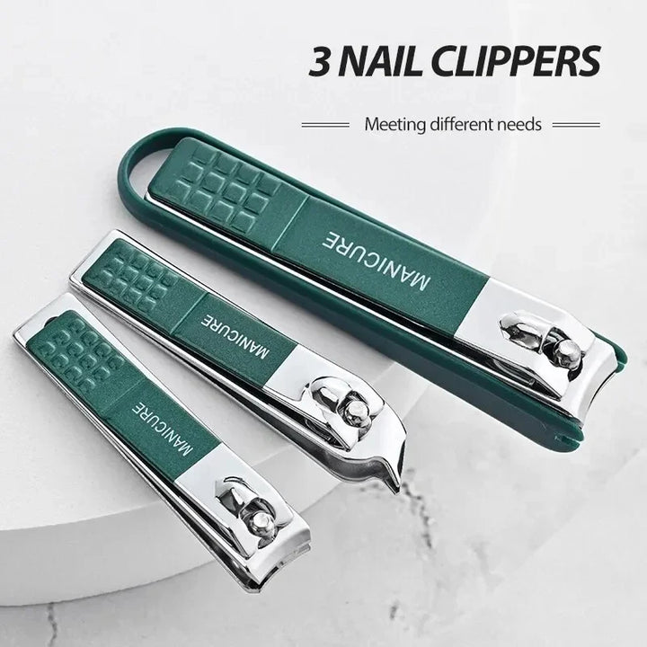 Kompaktes Reise-Nagelpflege-Set für Männer und Frauen. Ideales Geschenk für präzise Hygiene unterwegs.