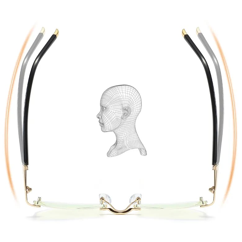 Sandsberg Gleitsichtbrille, unisex, Anti-Blaulicht, leicht, für Nah- & Fernsicht.