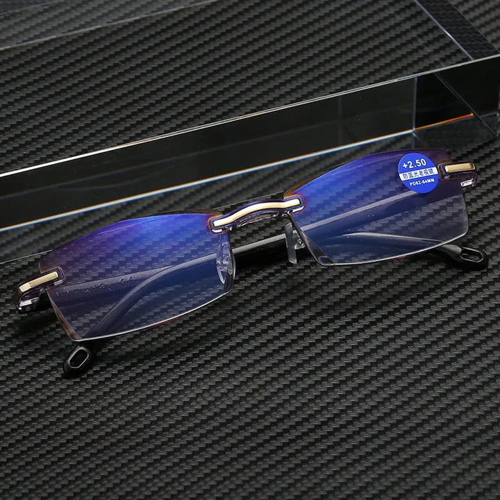Robuste TR90 & Titan Gleitsichtbrille, unisex, mit Blaulichtschutz.